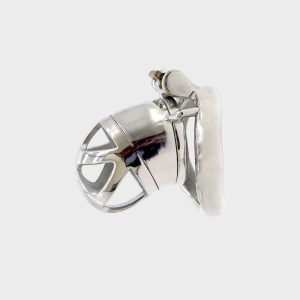 Cage De Chasteté Pour Homme En Acier - Modèle Small Snake - Argenté - Bondage/fétichisme - Neuf - Garantie 1 An