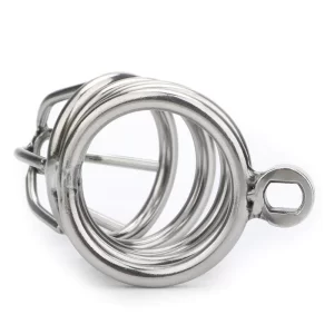 370| CAGE DE CHASTETE HOMME PRISON PENIS CAGE TIGE URETRALE METAL